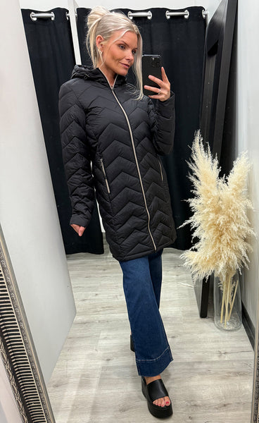 FRANSA Bapadding jacket 12 - black