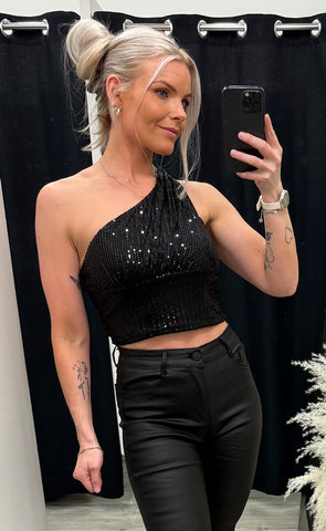 Aurora top - black