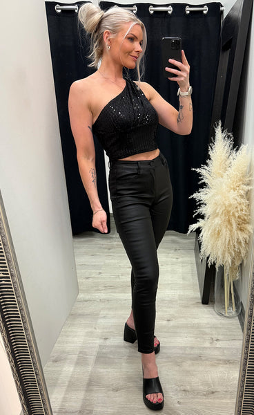 Aurora top - black