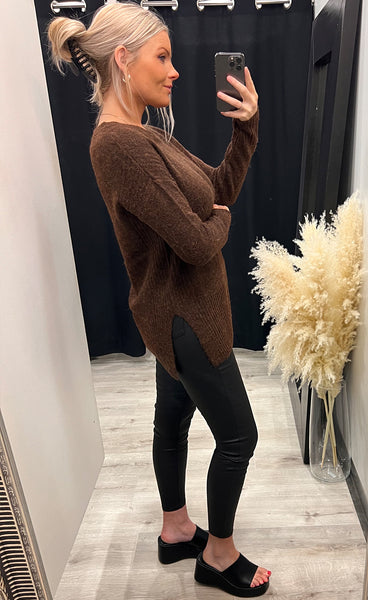 Kamara pullover - brown melange
