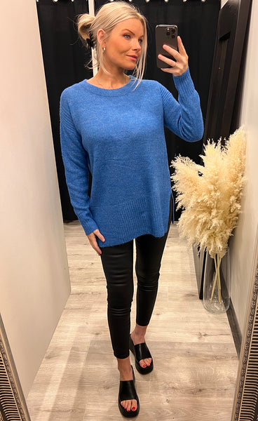 Kamara pullover - blue melange