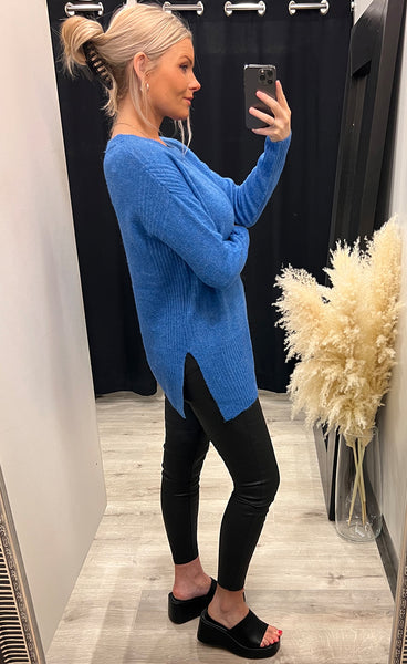 Kamara pullover - blue melange