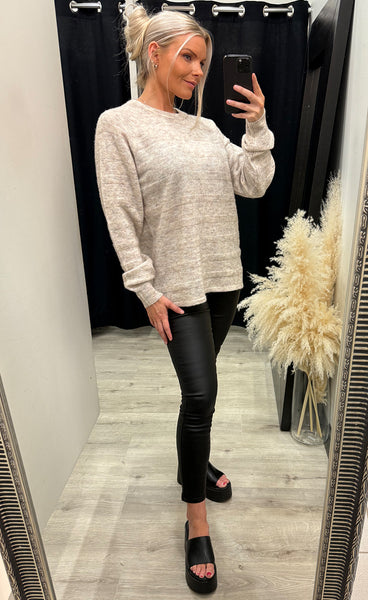 Sanny pullover 7 - oatmeal melange