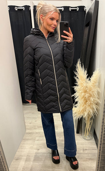 FRANSA Bapadding jacket 12 - black