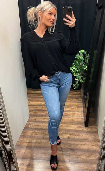 Amber blouse - black