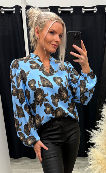 New Justine blouse - spring lake