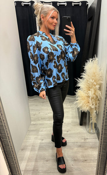 New Justine blouse - spring lake