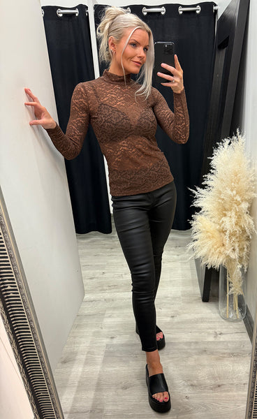 Alberte blouse - brown