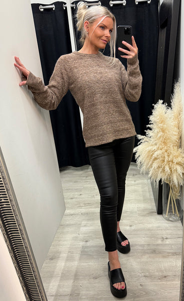 Sanny pullover 7 - cocoa melange