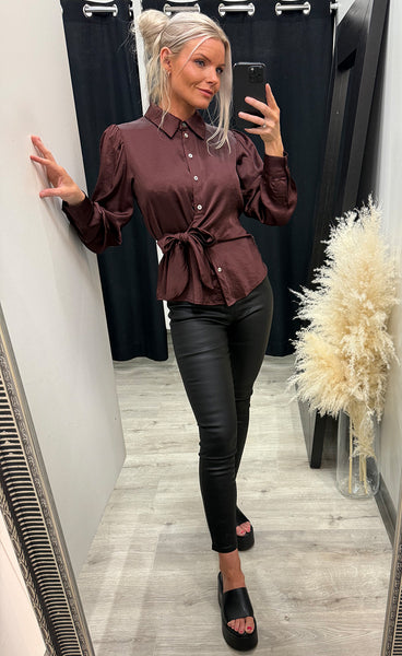 Roseanne blouse - bordeaux