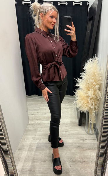 Roseanne blouse - bordeaux