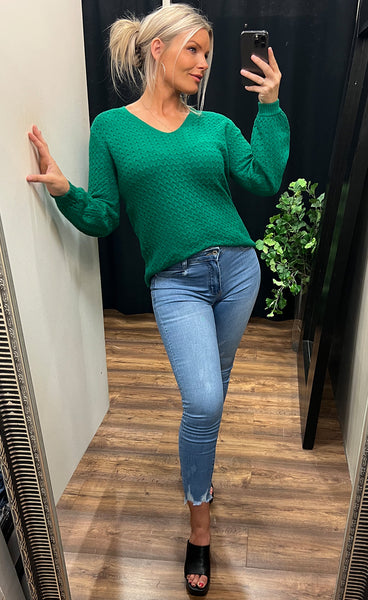 Milo vneck - green