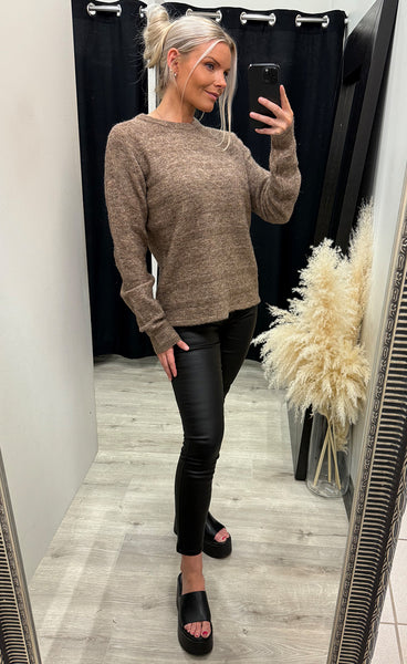Sanny pullover 7 - cocoa melange