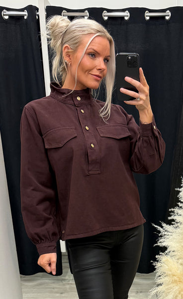 Bianca blouse - bordeaux