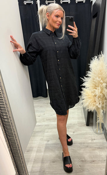 Celia dress - washed black