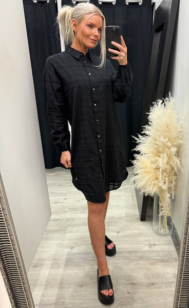 Celia dress - washed black