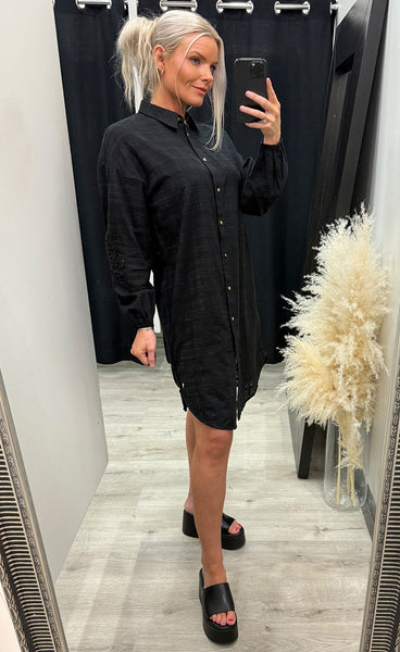 Celia dress - washed black