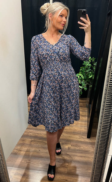 Dina dress - floral mix