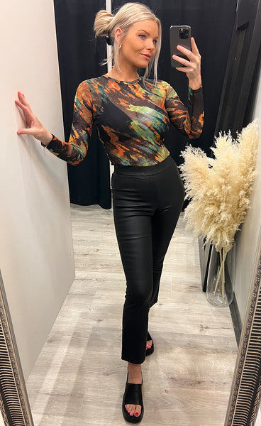 Serena samfella - green swirl