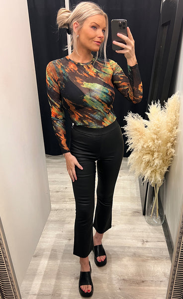 Serena samfella - green swirl