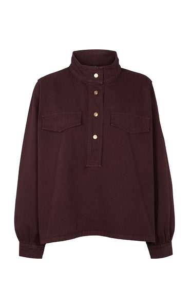 Bianca blouse - bordeaux