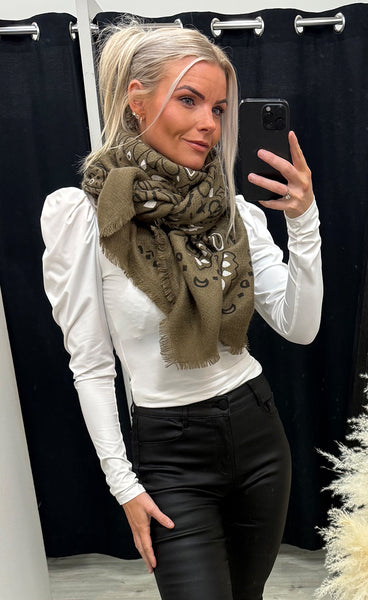 Cora klútur - dusty green