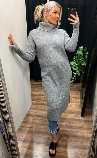 Lui dress - grey melange