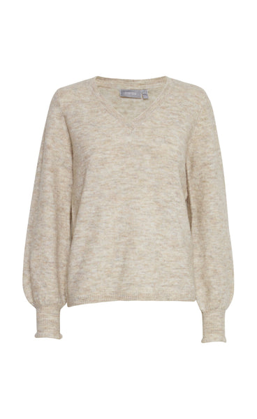 Sandy pullover 2 - limestone melange