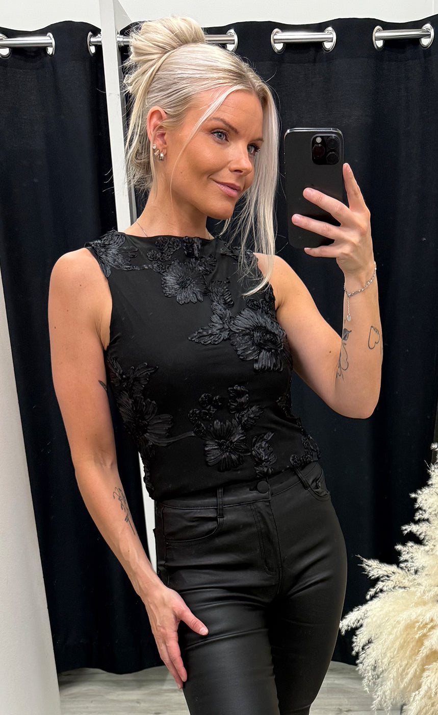Sis top - black/black