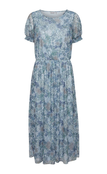 Mesh dress - navy mix