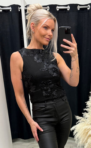 Sis top - black/black