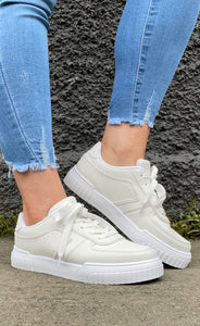 Strigaskór 6390 - white