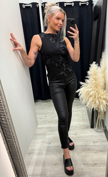 Sis top - black/black