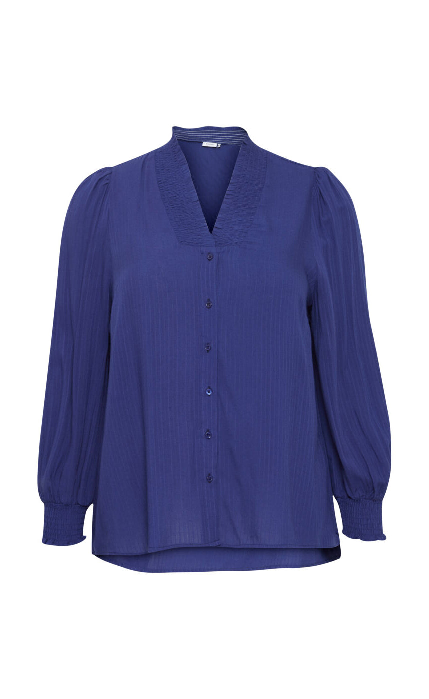 Amber blouse PLUS - navy