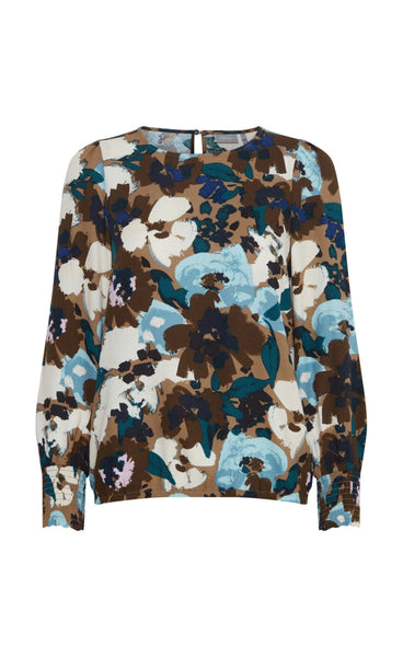 Mosa blouse - brown mix