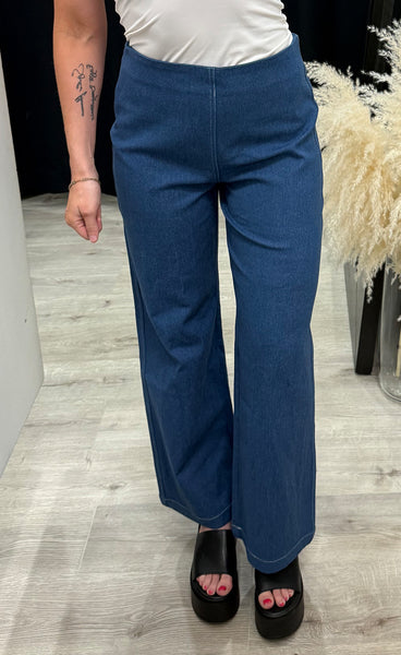 Asta wide pants - blue denim