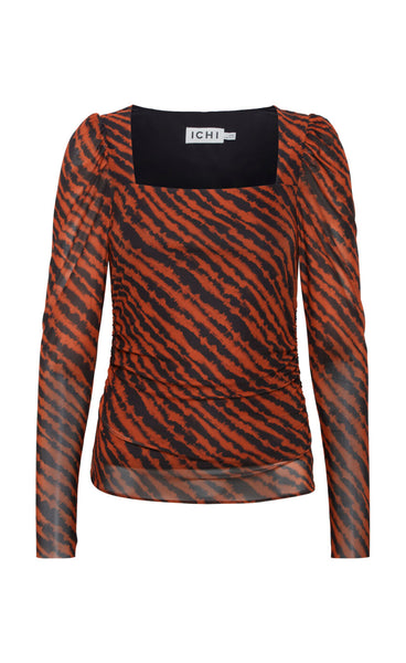 Ista top - dye stripe