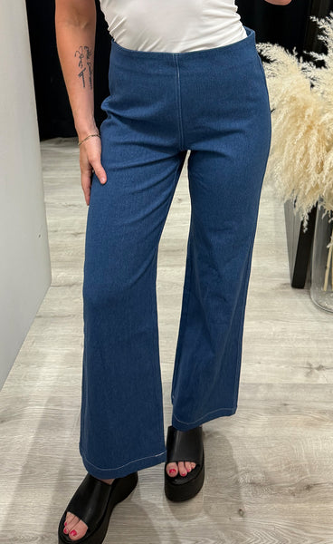 Asta wide pants - blue denim