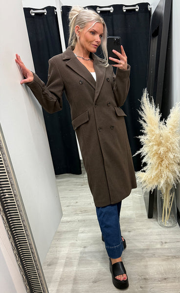 FRANSA Adelay jacket 1 - hot fudge melange