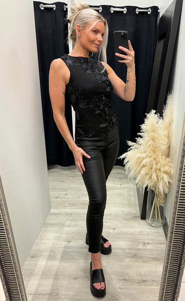 Sis top - black/black