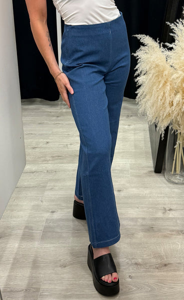 Asta wide pants - blue denim