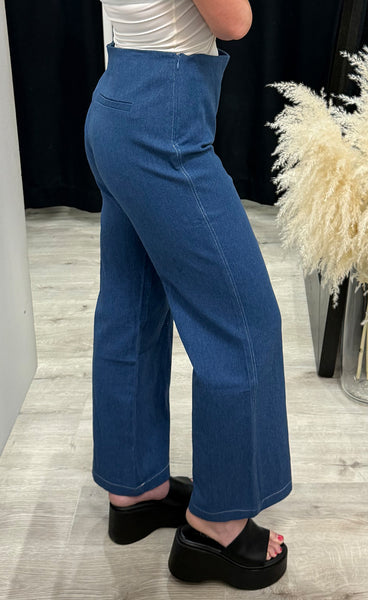 Asta wide pants - blue denim