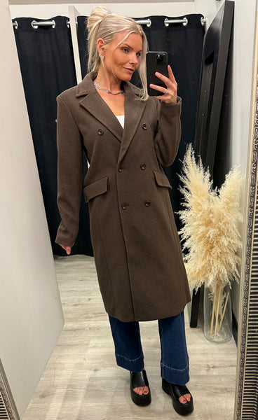 FRANSA Adelay jacket 1 - hot fudge melange