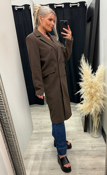FRANSA Adelay jacket 1 - hot fudge melange