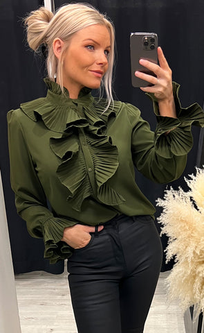 Coco blouse - army green