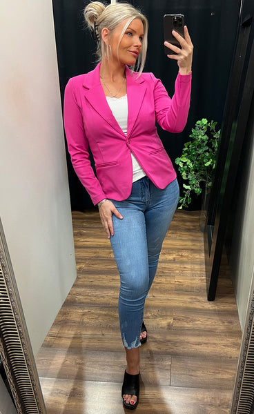 NOOS blazer - camellia rose