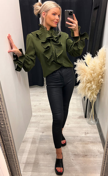 Coco blouse - army green