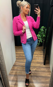 NOOS blazer - camellia rose
