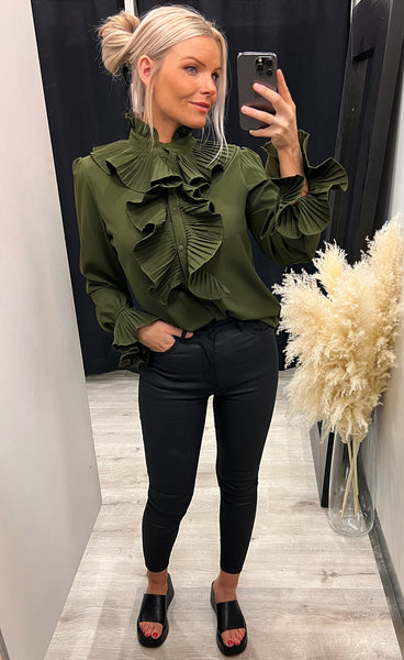 Coco blouse - army green