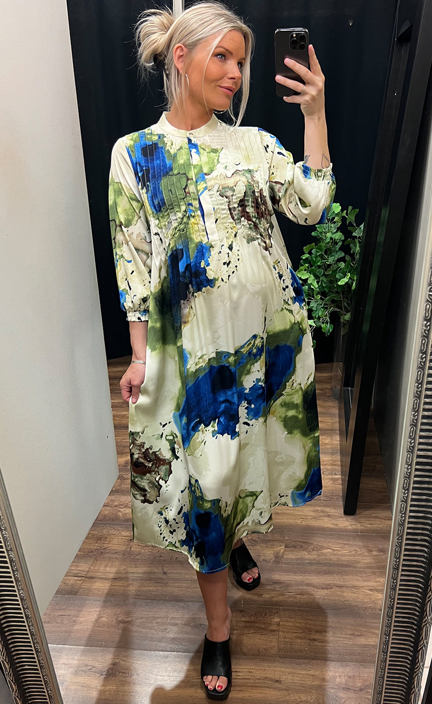 Carla dress - green